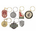 1 7/8" Double Sided Metal Keychain